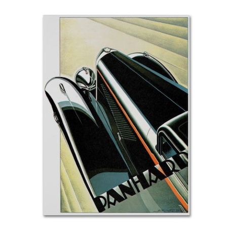Vintage Apple Collection 'Art Deco Auto' Canvas Art,24x32